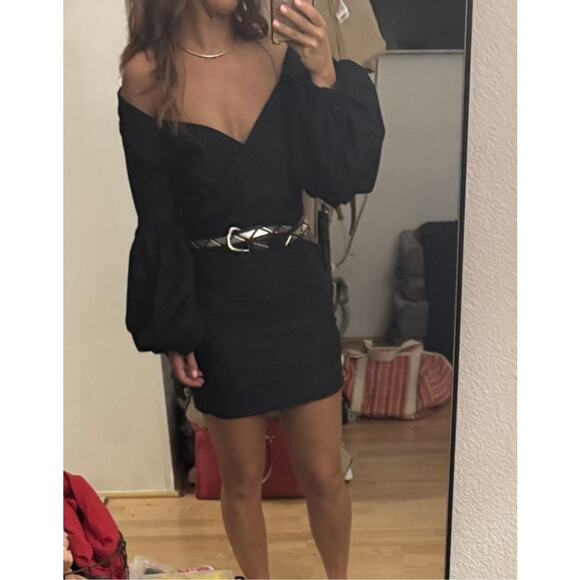 Free People Black Mini Dress - Picture 1 of 6